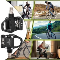 Pédales de vélo sans clip OEM/ODM BUCKLOS en alliage d'aluminium, pédales autobloquantes pour vélo de route