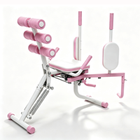 Station d'entraînement abdominale tout-en-un professionnelle avec cadre en fer, banc de musculation réglable et rack de pression pour un entraînement complet du corps
