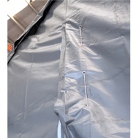 Abri conteneur monopoutre en PVC étanche 14x12x5,0m pour entrepôt temporaire et abri logistique portuaire