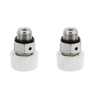 1/8 "1/4" 3/8 "1/2" 3/4 "chauffage radiateur Vanne de Ventilation filetage mâle plaqué argent Nickel vanne d'air accessoires de plomberie