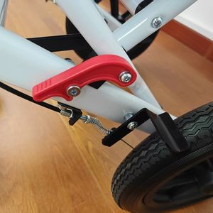 Fauteuil roulant pliable extérieur léger Portable pour personnes âgées main pousser mobilité <span class=keywords><strong>Scooter</strong></span> voyage rééducation thérapie fournitures - Product Image 6