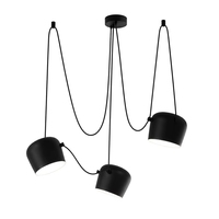Luminaire suspendu LED intelligent JINK Beam Flow Matter Thread à plusieurs têtes, câble réglable, angle 360°, lampe de plafond en aluminium pour