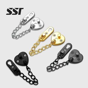 Meubles modernes sans clé porte coulissante chaîne boulon serrure sécurité garde loquet pour chambre maison hôtel - Product Image 1