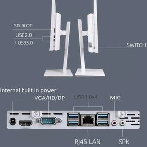 Venta al por mayor OEM/ODM de la fábrica Wandong: Ordenadores todo en uno de 23.8 pulgadas con pantalla LCD, 16 GB de RAM DDR4, procesador AMD/INTEL, PC AIO para juegos. - Product Image 6