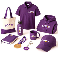 Set de Regalo Promocional con Logotipo Personalizado, Camiseta Polo, Bolsa de Mano, Botella de Agua, Gorra, Artículos Promocionales Corporativos para Eventos de Marketing