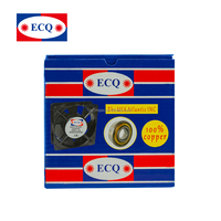 ECQ Electric AC 220v 120x120x38mm Hitam Chassis Server Aliran Udara Sumbu Ganda 109R1212H1011 Kipas Pendingin Aksial