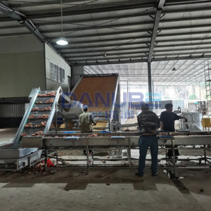 เครื่องอบมันเทศแบบสายพานตาข่ายรุ่นใหม่ สายการผลิตสำหรับทำความสะอาด หั่น และอบแห้งมันเทศ - Product Image 2