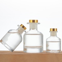 Bouteille de diffuseur de couleur 50ml 100ml 150ml 200ml Bouteille de diffuseur de roseau de diffuseur en verre