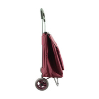 Bonne vente pliable gimi sac à provisions avec 2 roues