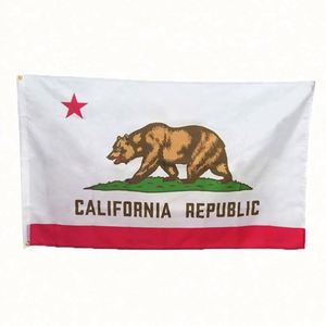 Wholesale 3x5FT 100% Polyester Custom Premium Fabric Digital Printing California <b>Flags</b> With 2 Metal Grommets - Product Image 2