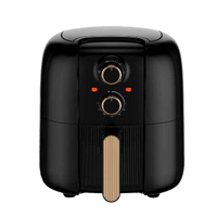 Four à Frire à Air Chaud Moderne 10L 1400W Économe en Énergie avec Panier Unique en Plastique et Thermostat Réglable pour Camping-Car et Hôtel