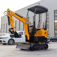 2023 1ton, Machine à creuser, compacteur, Mini, Bagger, Micro, mini, pelles