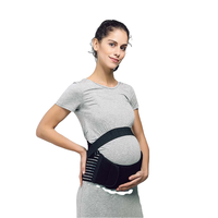 Bande de soutien du ventre en nylon et néoprène élastique réglable ceinture de maternité pour protection grossesse taille XXL