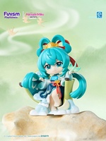 Vente en gros de figurines d'anime Miku authentiques, boîte mystère, style ancien, montagnes et rivières, ornement de mer de nuages, cadeau, boîte mystère d'anime