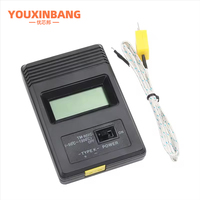 Pengukur suhu termometer Digital tipe-k TM902C, pengukur temperatur termokopel jarum TP01-50C hingga 1300C