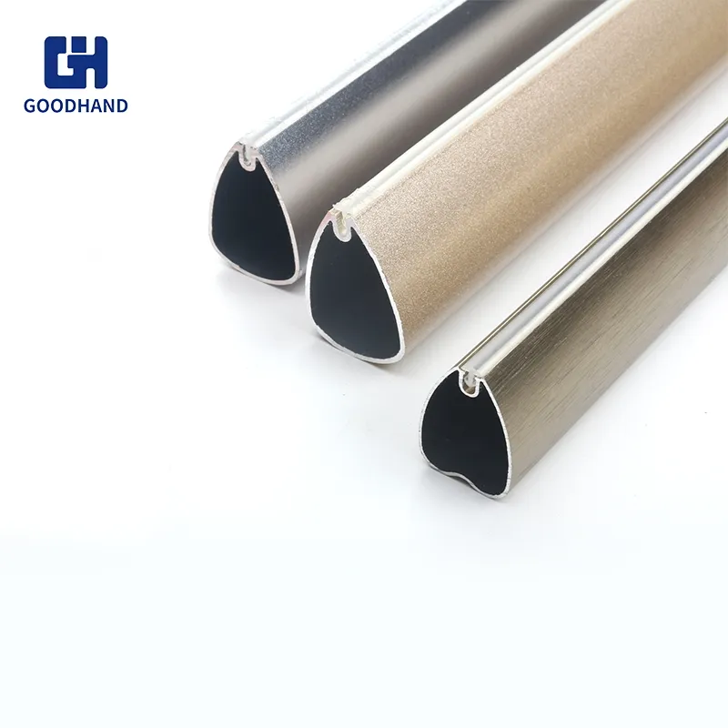 Tubo de tubo de aleación de luminio, material de tubo ovalado cuadrado redondo rectangular anodizado de color 0,8mm 1,0mm 1,2mm de espesor