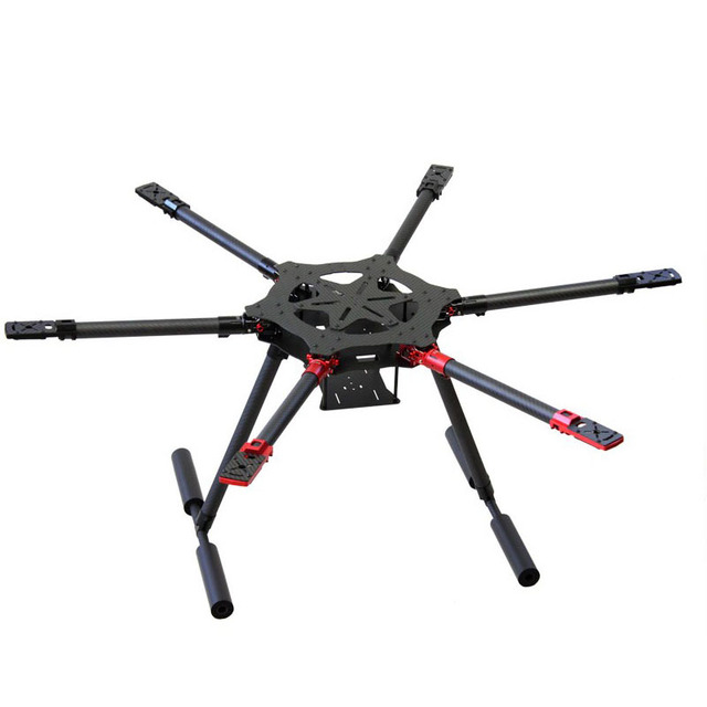 6 Axle Carbon Fiber Aircraft Frame Folding Hexacopter Airframe for DIY FPV RC Drone