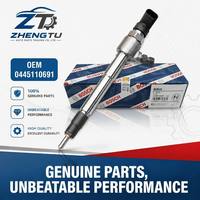 Inyector de Combustible OE 0445110691 para Motor ISF 2.8 Foton Tunland GAZ, Repuestos Originales de Gasolina, Nuevo, de Acero