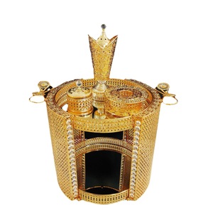 Set da Caffè Etiope Dorato per la Casa in Offerta Speciale con Tazzina e Piattino - Product Image 4