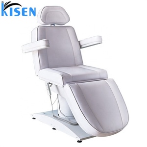 เตียงเสริมความงามไฟฟ้าทันสมัย KISEN หุ้มหนัง PU สำหรับนวดหน้า สปา ทำทรีทเมนท์ขนตา พร้อมไฟสำหรับช่างเสริมสวย - Product Image 5