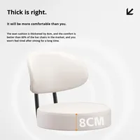 Tabouret de bar moderne et simple de style nordique avec cadre en métal pivotant réglable, pour comptoir de réception, caissier, tabouret haut avec base sur piédestal