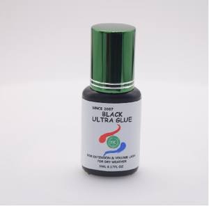 Pegamento Ultra Fuerte para Extensión de Pestañas OEM de 2ml, 5ml, 10ml, en Botella Negra con Tapa Metálica, Hecho en Corea - Product Image 4