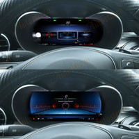 Cabina virtual de clúster digital de 12,3 "para mercedes-benz C W205 GLC 2015-2018 LCD instrumento reproductor Multimedia Auto Radio Estéreo