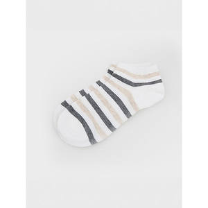 Calzini sportivi bicolore in Nylon da donna con stampa animalier calda e traspirante da caviglia a ginocchio per lo stile scolastico estivo primaverile - Product Image 1