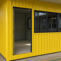 Conteneur d'expédition en acier détachable et personnalisable de 20 pieds, design moderne, maison de jardin pour les loisirs et le tourisme