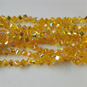 Chất Lượng Cao Pha Lê Hạt 8Mm New AB Xiên Lỗ Vuông Bead Cho Tự Làm Đồ Trang Sức Làm - Product Image 5