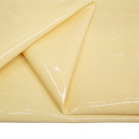 Tissu sergé fin en aramide 1414, enduit d'un silicone transparent d'un seul côté
