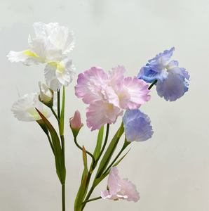 Venta al por mayor de un solo tallo de seda púrpura de flores artificiales <span class=keywords><strong>Iris</strong></span> para la decoración del hogar - Product Image 2