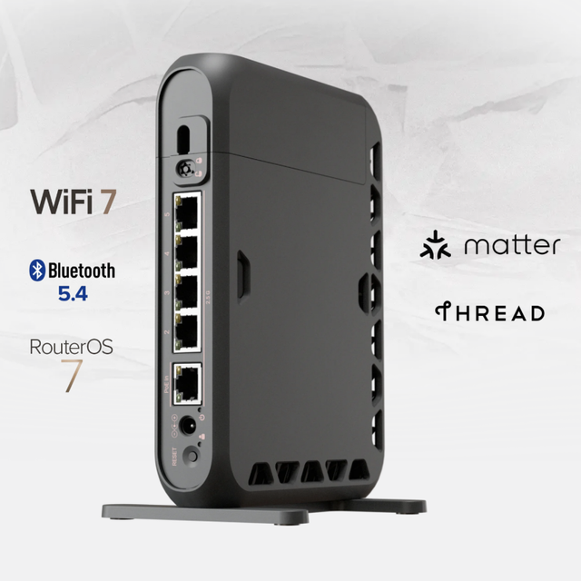 Brand New 2026 MikroTik HAP Be³ Media Powerful Wi-Fi 7 Home Router