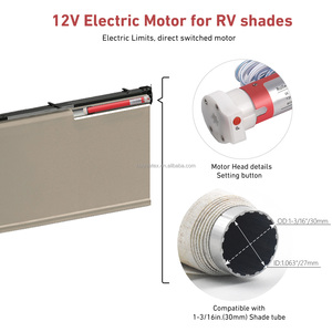Rv điện con lăn Shade động cơ 12V DC cứng-có dây thiết bị chuyển mạch điều khiển, chuyển đổi hoạt động làm việc cho 1-3/16 "30 mét Con lăn Ống - Product Image 2