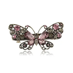 BL00558 xuping 2020 fashion butterfly shaped crystals , luxury beautiful Allah style hair accessaries