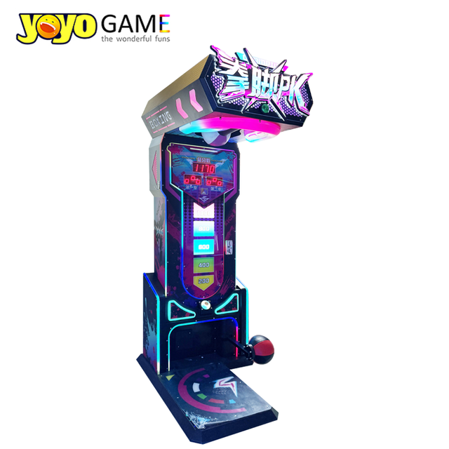 PK Dragon Punching and Kicking Strength Tester Arcade Machine Lottery Tickets Scoring Warming-Up Equipment Rhythm Game Machine