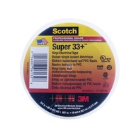 Ruban isolant électrique en vinyle de qualité supérieure 3M Super 33+, résistant à l'abrasion, résistant aux intempéries, ruban électrique haute résistance
