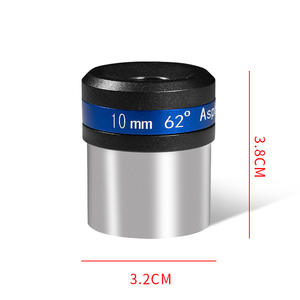 Oculaire de télescope 10mm, longueur focale asphérique de 62 degrés, pour accessoires d'observation astronomique - Product Image 1