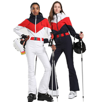 Combinaison de Ski pour Femme Sports d'Hiver Extérieurs Snowboard Imperméable Coupe-Vent