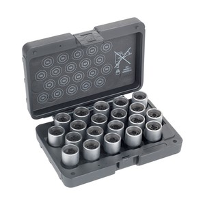 16 Piece <b>Socket</b> Set 1/2 Inch Drive Metric Chrome Vanadium Steel For Automotive Repair - Product Image 1