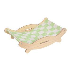 Tumbona para mascotas grande extra grande ecológica de verano cama de madera gruesa para las cuatro estaciones con patrón impreso de cama especial para gatos y perros - Product Image 5