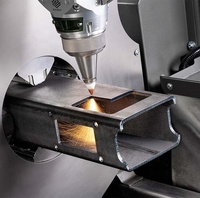 Machine de découpe laser à tube biseauté à structure ouverte intelligente 3d feuille de découpe laser à fibre CNC à cinq axes avec coupe biseautée à 45 degrés