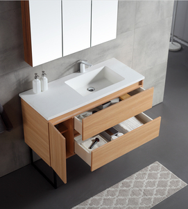 Gabinete de baño de cuero de madera Natural de protección del medio ambiente Prima <span class=keywords><strong>se</strong></span> <span class=keywords><strong>puede</strong></span> personalizar tamaño <span class=keywords><strong>todo</strong></span> para la venta - Product Image 4