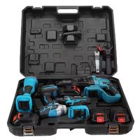 Clé à chocs sans fil 21V sans balais, 1/2 pouce, couple élevé, kit 4-en-1 pour réparation automobile, mécanique des pneus, OEM ODM, vente en gros
