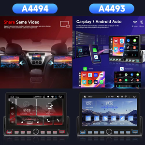 Reproductor MP5 para Auto Podofo de 7 Pulgadas 1 Din HD con Teclas de Piano, USB/Tipo-C/BT, Autoradio Universal, Compatible con Carplay/Android Auto/YouTube Inalámbrico - Product Image 3