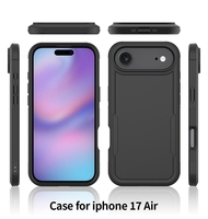 Armure antichoc étui double couche couverture de téléphone portable pour iPhone 17 Air hybride armure PC coque arrière en TPU