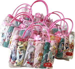 <span class=keywords><strong>Mutandine</strong></span> triangolari da <span class=keywords><strong>bambina</strong></span> in cotone a cartoni animati con 6 confezioni per bambine taglie 3T-12T - Product Image 1