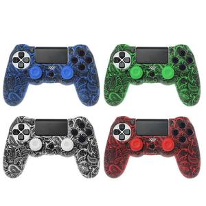 <span class=keywords><strong>PS4</strong></span> aksesuarları denetleyici için silikon jel muhafızları kol cilt sapları kapak kılıf Playstation 4 <span class=keywords><strong>PS4</strong></span> Pro ince dayanıklı Camo - Product Image 6