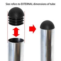 Embouts de protection ronds en plastique pour pieds de meubles, tables et chaises, protège-planchers domestiques