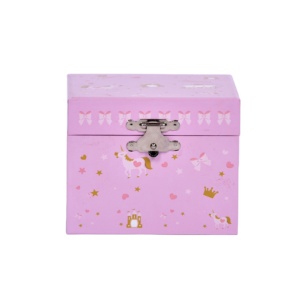 Caja de Música de Unicornio Personalizada Ever Bright de 4 Pulgadas, de Madera, con Mecanismo de Cuerda, 120 Segundos de Duración de Sonido, Joyería, Regalo para Niños, Cumpleaños y Navidad - Product Image 6